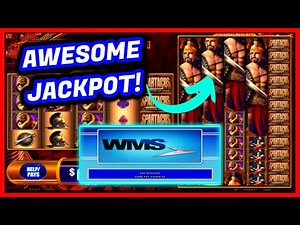 FINALLY A JACKPOT HANDPAY! 💰🥳 (BET $62.50) Spartacus Slot Machine Casino Game / BIG WINS FREE SPINS!