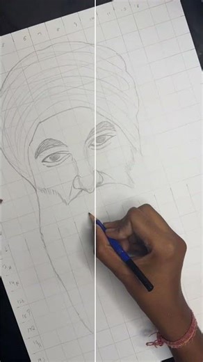 Guru Anged dev ji 🪯❤️✍️🙏 #drawing #wahguru #sikh #trendingshorts #guruangaddevji
