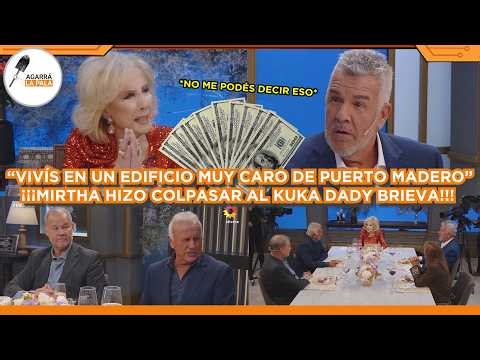 MIRTHA CAUSED KUKA DADY BRIEVA TO COLLAPSE AND SET HIM ON FIRE: "YOU LIVE IN PUERTO MADERO, IT'S ...