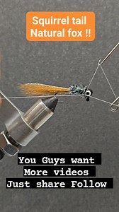 Squirrel Tail Natural Fox jig!!! #freshwaterfishing # #crappiefishing # #jigsheads # | R.A crappie jig$