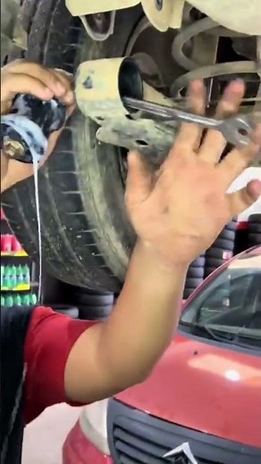 Quick Car Repair: Replacing A Rear Suspension Bushing Like A Pro! 🚗🔧🔨 #shorts