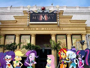 Ponies on the Mummy Ride - Orlando
