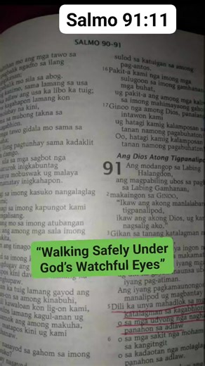 This verse conveys a profound promise of God’s protection. It assures believers that God is actively involved in their lives, not just in a general sense, but in a detailed, personal way. The “angels” represent God’s divine messengers, entrusted with the task of keeping the faithful safe from harm, danger, and spiritual attack. The phrase “in all your ways” emphasizes that this protection is comprehensive—it extends to every part of life, whether one is at home, traveling, working, or facing cha