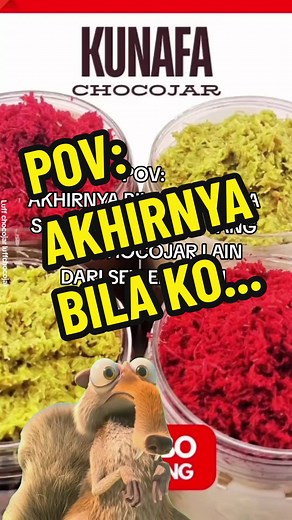 AKHIRNYA JUMPA SELLER CHOCOJAR YANG LAIN DARI SELLER2 LAIN JUAL. #kunafa #luff #dubai #chocojar