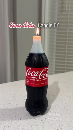 DIY Coca Cola Candle Home Decor Tutorial