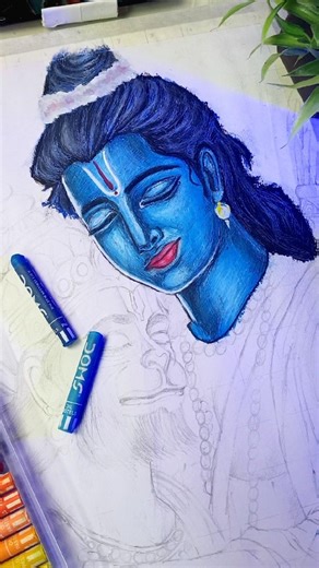 Shree Ram Drawing 🙏 #art #shorts #drawing #ram