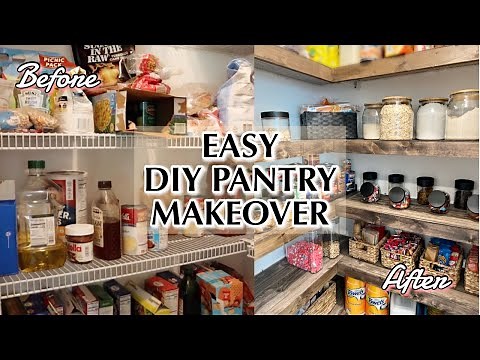 PANTRY MAKEOVER | EASY DIY WIRE SHELF COVERS