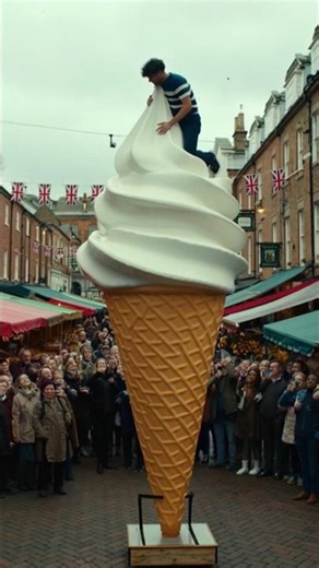 World’s Biggest Ice Cream Ever Made 🍦😱 #trending #fyp #youtubeviral
