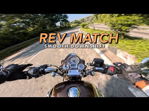 SMOOTH GEARSHIFTS AND EASY REV MATCHING | DOWNSHIFT AND ENGINE BRAKING ON CLASSIC 350 REBORN
