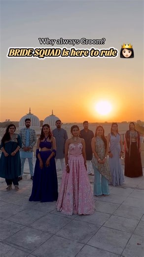 SHUBHI BARSAIYA on Instagram: "Every bride needs a squad that walks in like this 👑👸🏻 Breaking stereotypes, stealing the spotlight with my tribe, in style 🔥 ( bride squad, bridal transition reel, arjan valley bride entry, wedding transition reel, indian bride squad, bride gang goals, bridal entry ideas, wedding reel viral, modern indian bride, bride energy reel, wedding content creator india, bridal reel trend, bride squad reels, shaadi reel ideas, wedding instagram reels )"