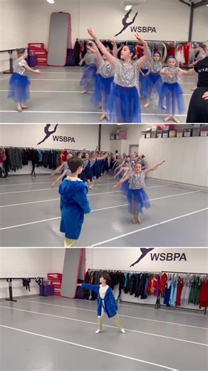 Our Grade 2 & 3 RAD Saturday Ballet classes with their teacher Éilish Coady rehearsing their dance from ‘Polar Express’ ❄️ | Wexford School of Ballet and Performing Arts