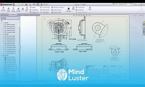Mind Luster - Learn SolidWorks Drawing Drafting Tutorial for Beginners 1 SolidWorks Drawing Basics Drawing Views