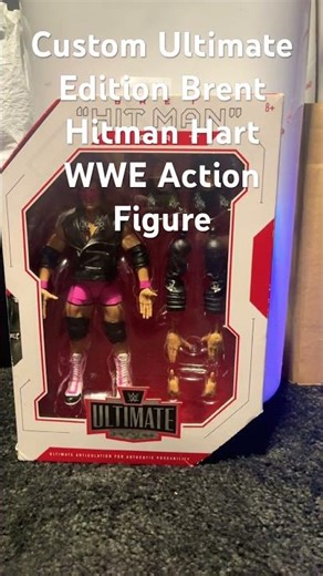 Custom Ultimate Edition Bret Hitman Hart WWE Action Figure