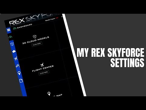 My P3Dv5 Rex Skyforce Settings