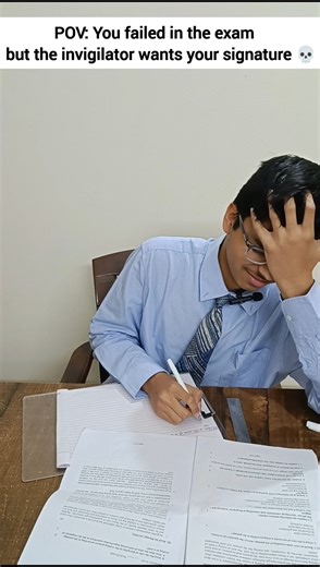 POV: You failed in the exam but the invigilator still wants your signature 😂 #shorts #funny