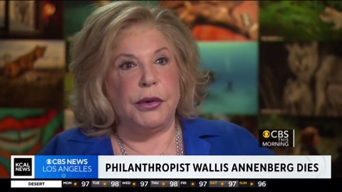 Billionaire philanthropist Wallis Annenberg dies at 86