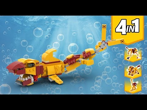 Lego 31112 Shark Alternative Build | Instructions