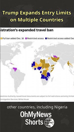 Trump Expands U.S. Entry Restrictions on Selected Countries