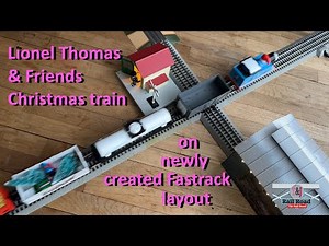Lionel Thomas & Friends Christmas train on its own newly created Fastrack layout