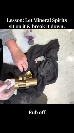 How to remove Rub N Buff #rub buff #rubandbuff #fail #diy