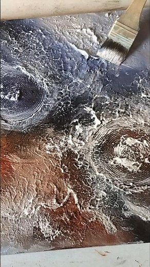 Textured Art: Fun Creating Abstract Circles - A Creative Hack