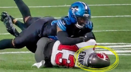 New Slo-Mo Footage Shows Exact Moment Mike Evans Slammed His Head & Went Unconscious During Bucs-Lions MNF Game, And It Does Not Look Good [VIDEO]