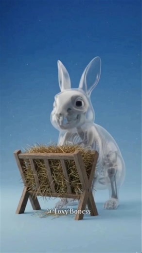 What's happened if rabbits stop eating hay comply? #shorts #skeleton ‪@skelepets‬