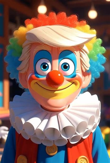 donald trump clown