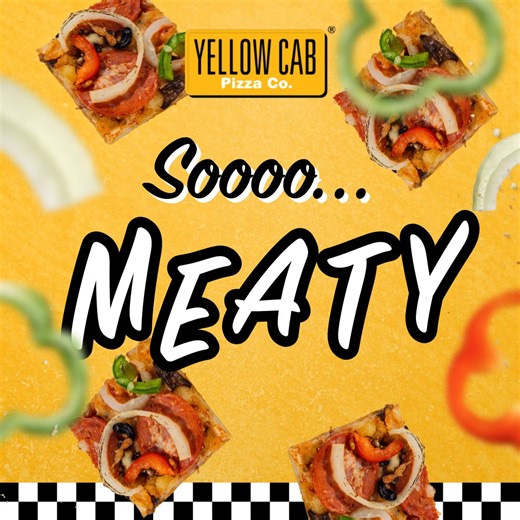 Can’t pick just one topping? Same. Our New York’s Finest® Edge-to-Edge pizza® brings all the big flavors in one loaded, meaty, unforgettable bite. Experience the classic crowd-pleaser today! Get yours for dine-in, takeout, or delivery at all Yellow Cab Pizza stores nationwide. 🍕 Order at: 📱 Max’s Group Delivers app 🛵 delivery.yellowcabpizza.com ☎️ (02) 8789-9999 🍕 GrabFood | Yellow Cab Pizza Co.