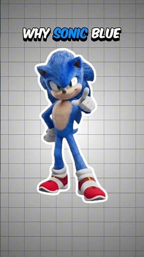 The Disturbing Truth Behind Sonic’s Blue Color… #cartoontheory #sonic #animation #shortvideo