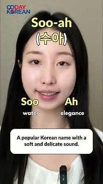 Popular Korean Names & Their Meanings