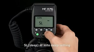 Godox MF-R76 Macro Ring Flash Light with LCD Display 8 Adapter Rings