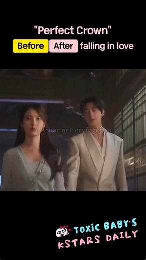 Before/After in love - Byeon Woo Seok IU Perfect Crown #perfectcrown #byeonwooseok #iu
