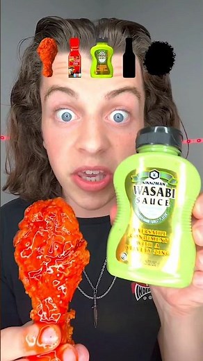 Korean Spicy Fried Chicken!🥵 who is the batter?🤡💀 #spicy #shorts
