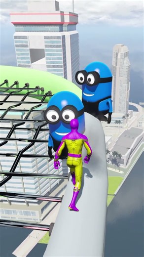 GTA 5 Epic Water Ragdolls Spiderman Jump/Fails Ep16 #shorts