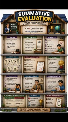 Summative Evaluation..✍️. #short #evaluation #types of evaluation...✍️🎯...