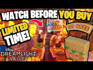 NEW Hay Maze Kit Is PERFECT for Wishblossom Ranch! [Premium Shop Review] | Dreamlight Valley