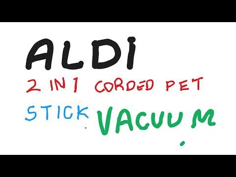 ALDI 2in1 corded pet stick vacuum