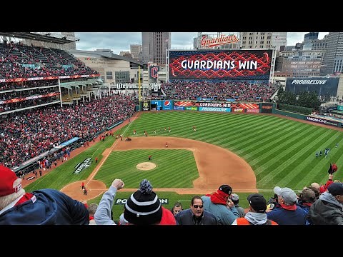 My First Cleveland Guardians Playoff Game at Progressive Field (October 7, 2022) ⚾️