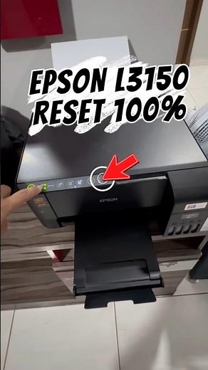 EPSON L3150, L3250 BLINKING LEDS NOT PRINTING NEW 100% RESET #printer #epson #teacher #school