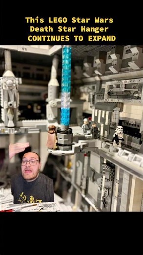 This LEGO Death Star Hanger is CRAZY! #lego #legos #legostarwars #starwars #legosets #legotoys #toys