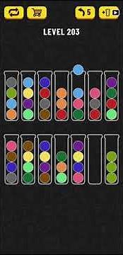 Ball Sort Puzzle - level 203