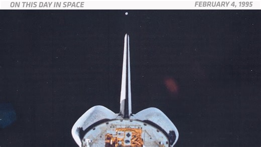 OTD in space - February 4: STS-63 launches 'orbital debris calibration sphere'