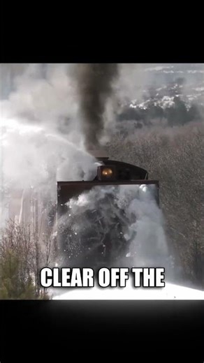 This Locomotive Snow Plow Train CHEWS Through Deep Snow And It's More Insane Than You Think