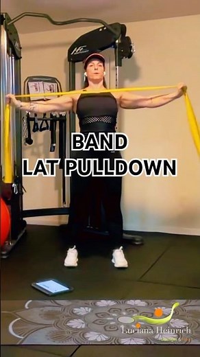 Build Your Back Using Only Resistance Bands | Lat Pulldown