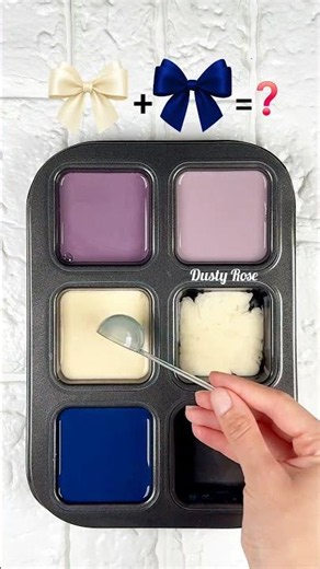 "Dusty Rose & Ocean Blue Color Palette | Modern Branding Inspiration" #artshorts #colormixingmagic