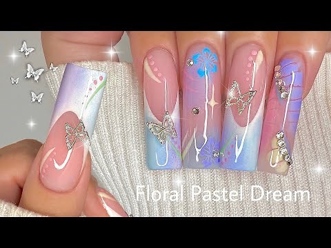 Polygel Pastel Summer Nail Tutorial | Beginner Friendly | Step By Step