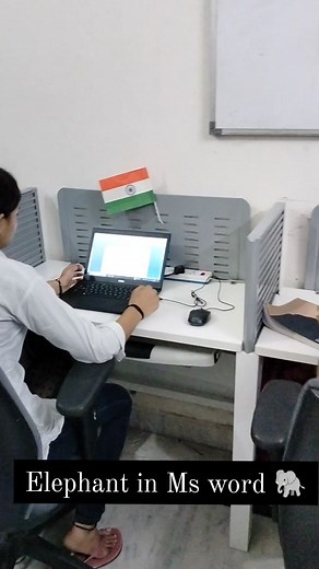 Elephant in Ms word 🐘......... . . . . . . . @toppercorps . . . . . . . . #msexcel #mswordshortcut #msexcelformulas #msexceltricks #msexcelshortcutkeys #msexceltricks #msword #technology #learning #reels #short #instagram | Topper Corps