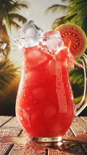Pink Guava Juice – Too Pretty to Drink 😍🍹#trending #viral #pinkguava #juice