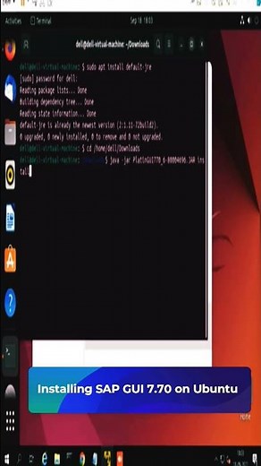 installing SAP GUI 7.70 on Ubuntu #sapgui #GUI7.7 #opensource #sapintegration #UbuntuGuide